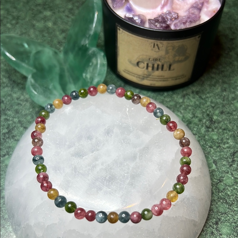 Watermelon Tourmaline 4mm 22$